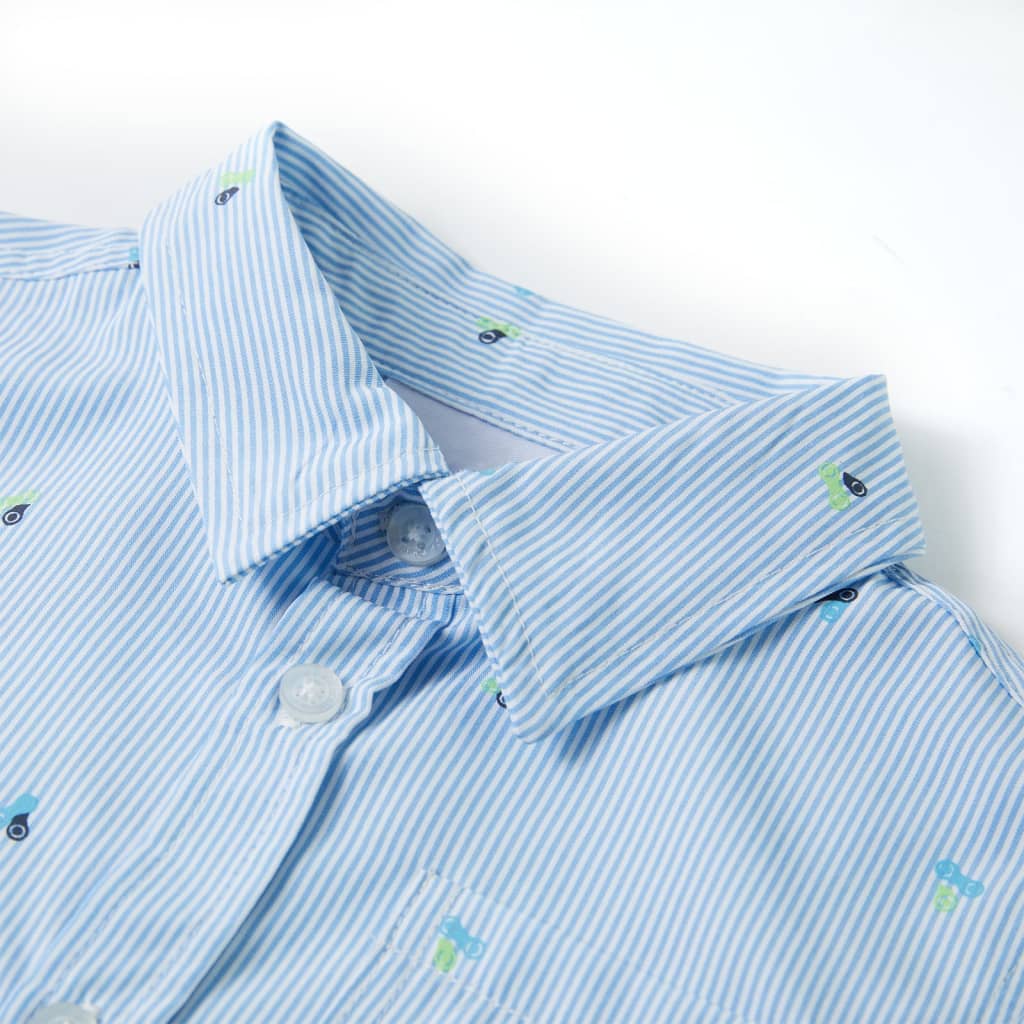 Vidaxl Child's Shirt 92 Bleu clair