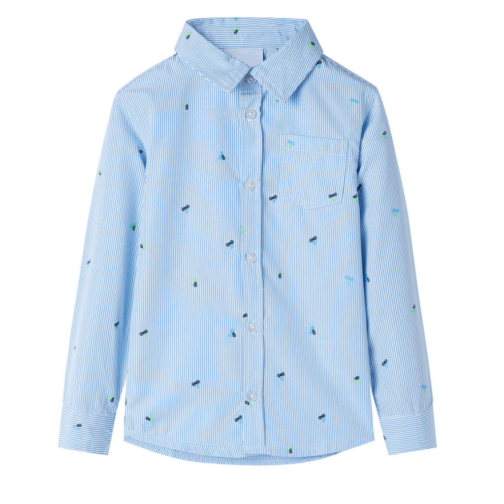 Vidaxl Child's Shirt 104 Bleu clair