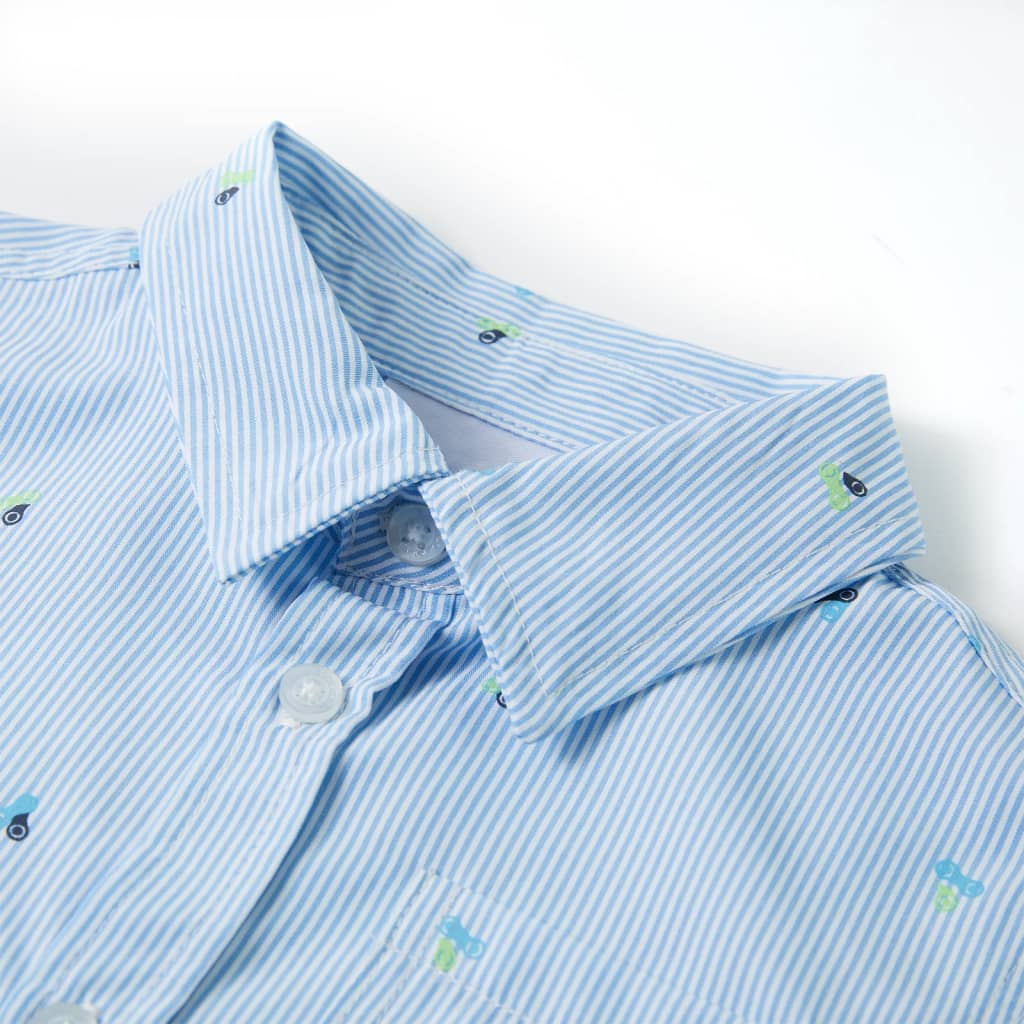 Vidaxl Child's Shirt 128 Bleu clair