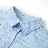 Vidaxl Child's Shirt 128 Bleu clair - afbeelding 3