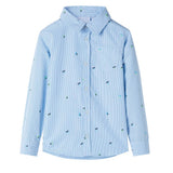 Vidaxl Child's Shirt 140 bleu clair - afbeelding 1
