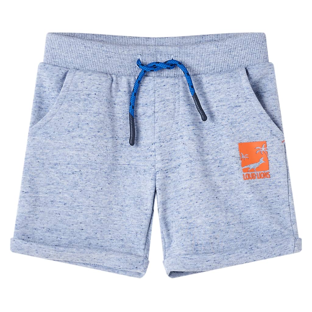 Short pour enfants vidaxl avec trekoord 104 Bleu mixte