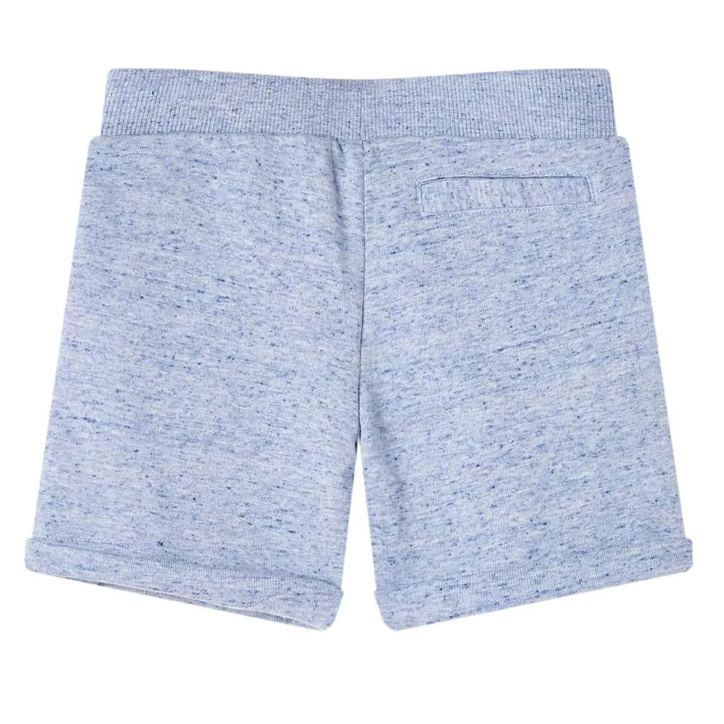 Short pour enfants vidaxl avec trekkoord 128 Bleu mixte