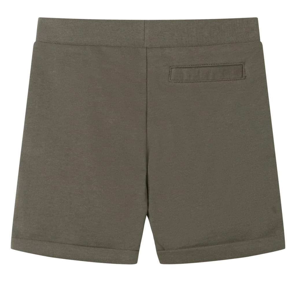 Short pour enfants Vidaxl avec Trekkoord 92 Donkerkaki