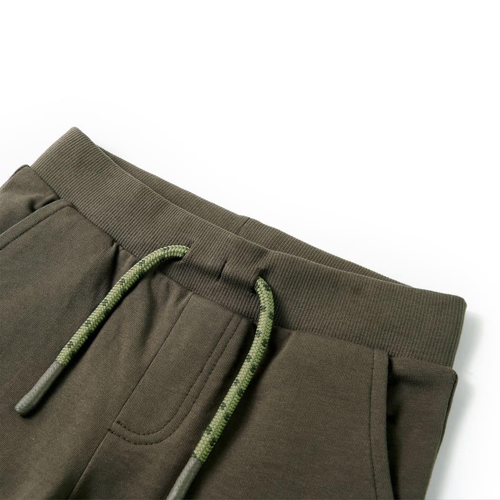 Short pour enfants Vidaxl avec Trekkoord 92 Donkerkaki