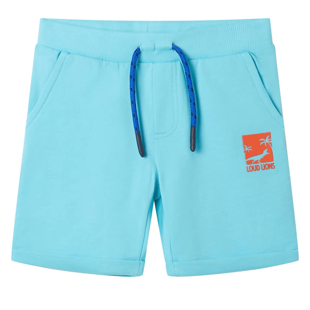 Short pour enfants vidaxl avec trekkoord 92 bleu marin