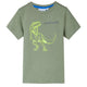 Vidaxl Children's Shirt avec manches courtes 104 Kakikentig léger