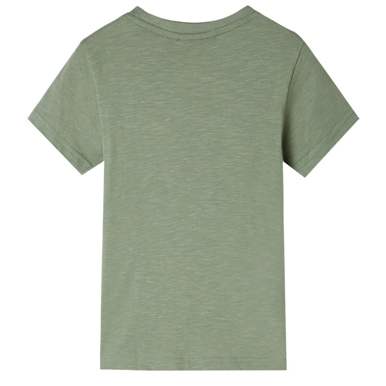 Vidaxl Children's Shirt avec manches courtes 104 Kakikentig léger