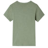 Vidaxl Child's Shirt avec manches courtes 116 Light Kakikentig