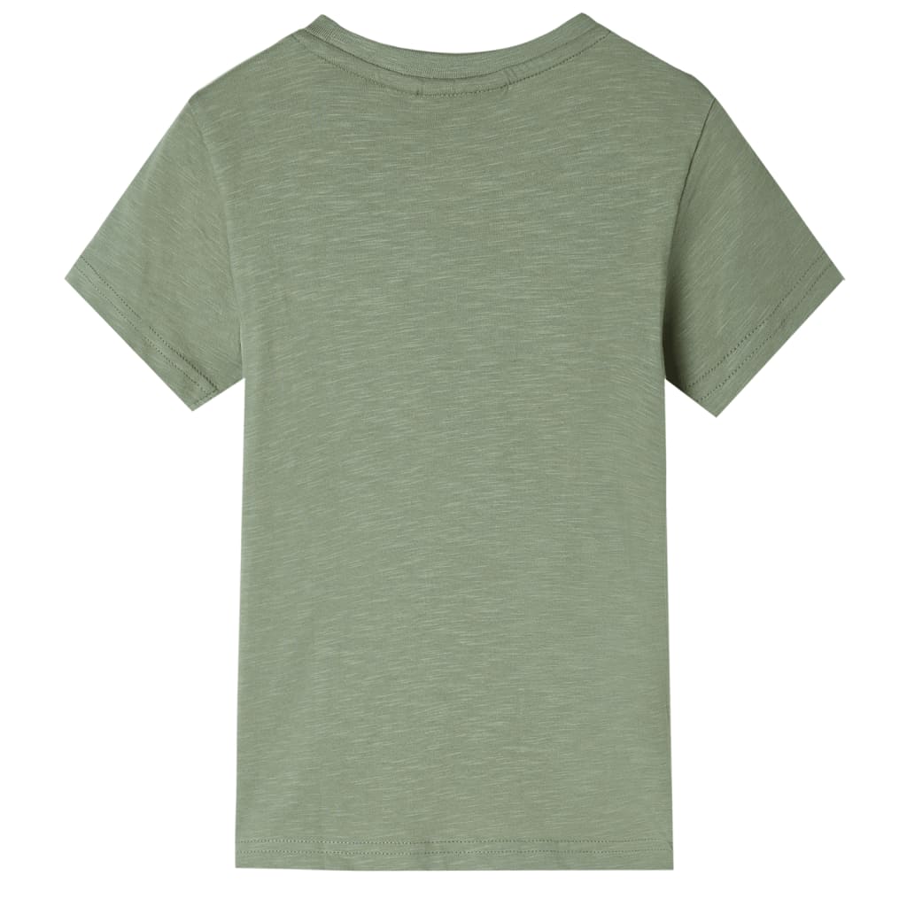 Vidaxl Child's Shirt avec manches courtes 116 Light Kakikentig