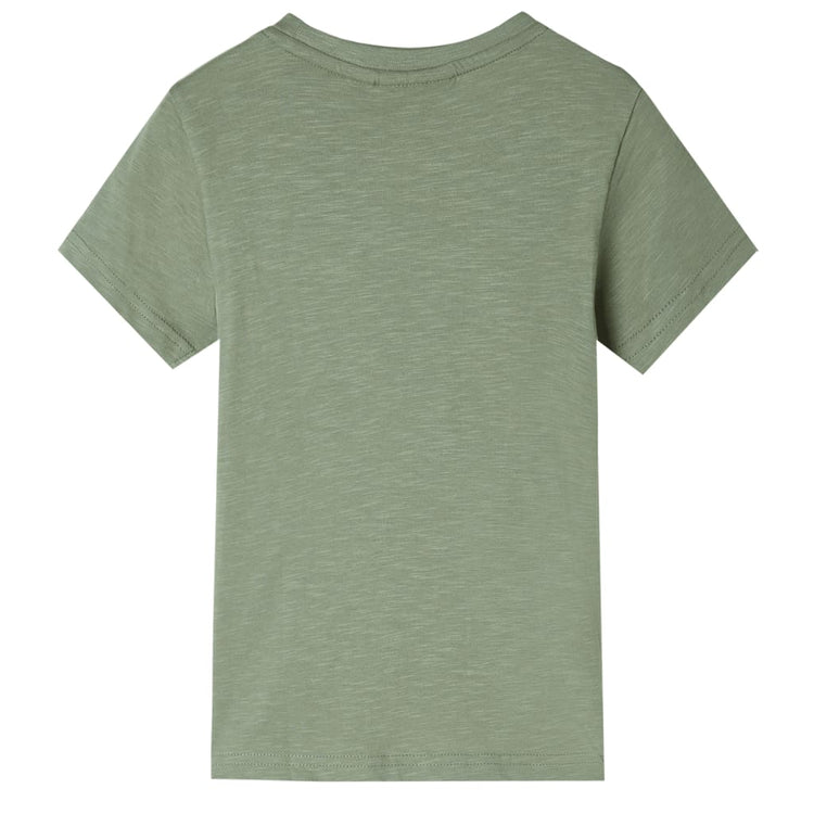 Vidaxl Child's Shirt avec manches courtes 116 Light Kakikentig