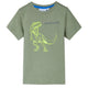 Vidaxl Children's Shirt avec manches courtes 128 Kakikientig léger