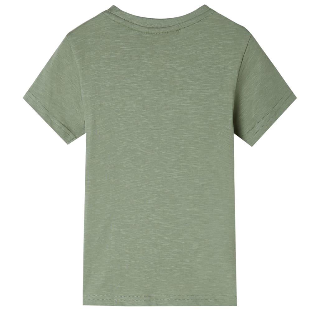 Vidaxl Children's Shirt avec manches courtes 128 Kakikientig léger