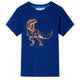 Vidaxl Child's Shirt avec manches courtes 140 bleu foncé