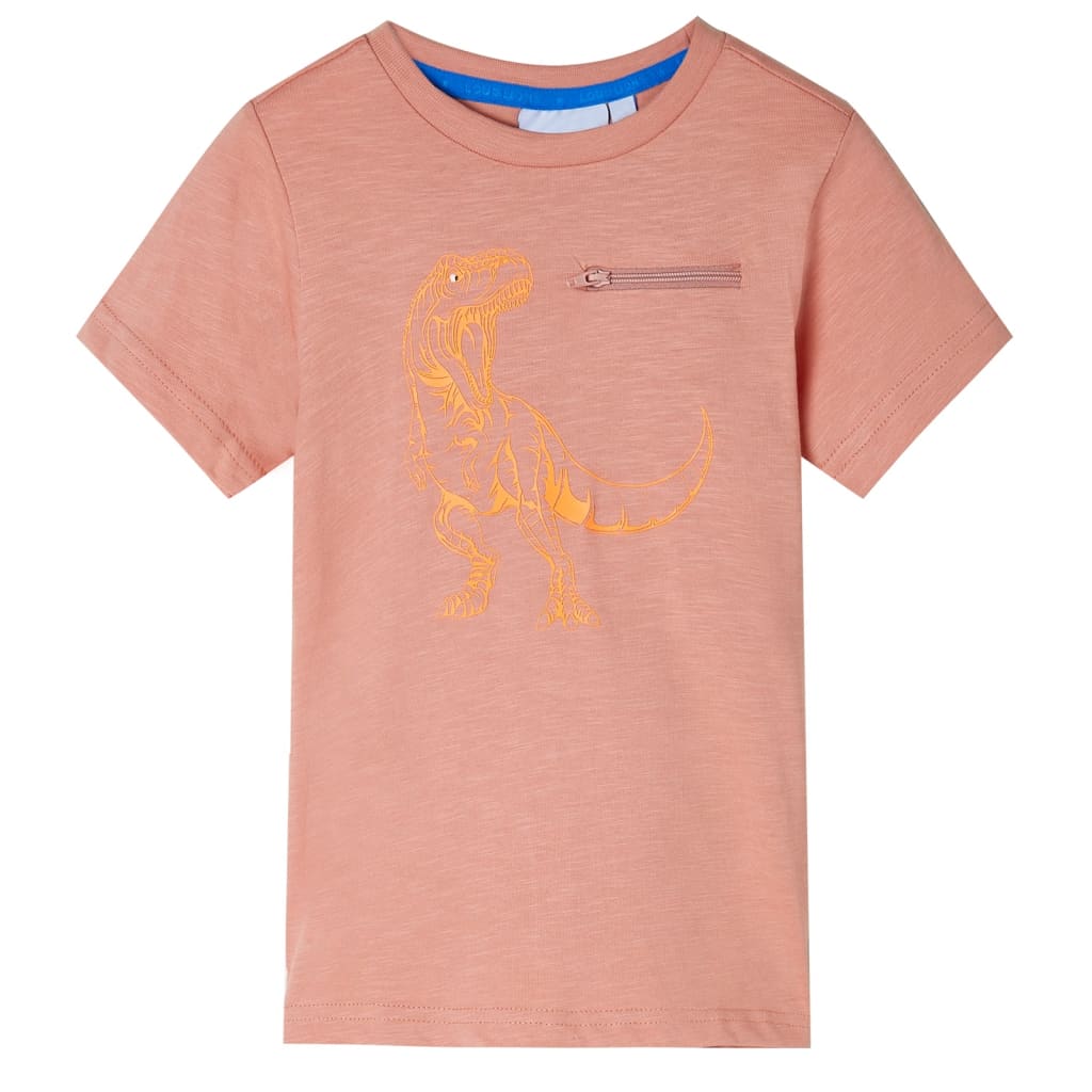 Vidaxl Child's Shirt avec manches courtes 92 Licht Orange