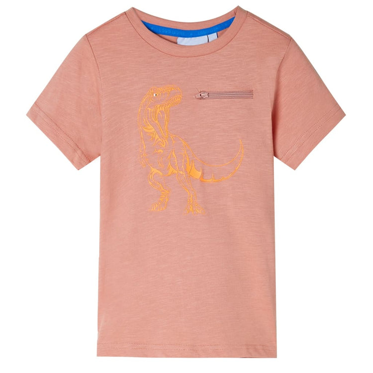 Vidaxl Child's Shirt avec manches courtes 116 Licht Orange