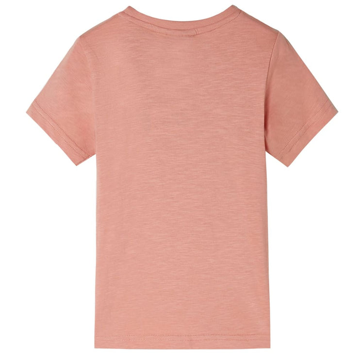 Vidaxl Child's Shirt avec manches courtes 116 Licht Orange