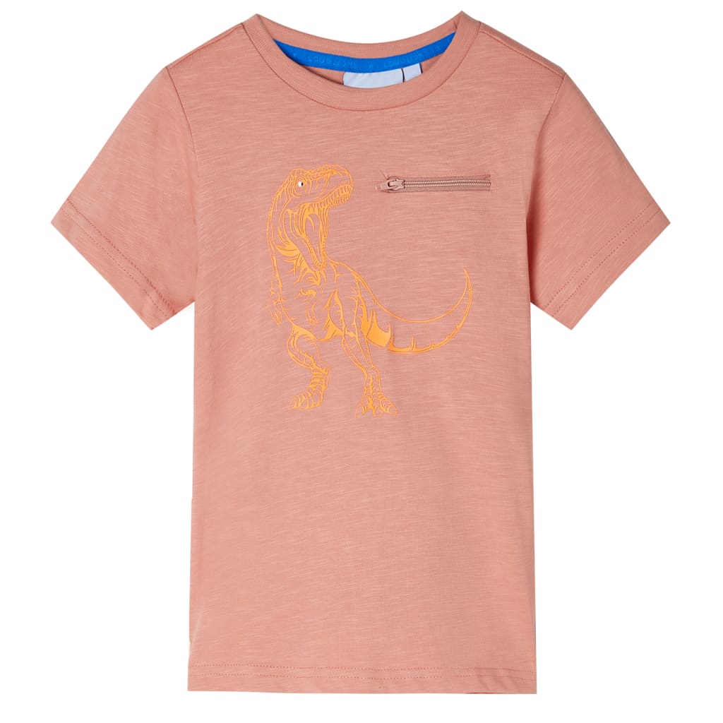 Vidaxl Children's Shirt avec manches courtes 128 Licht Orange