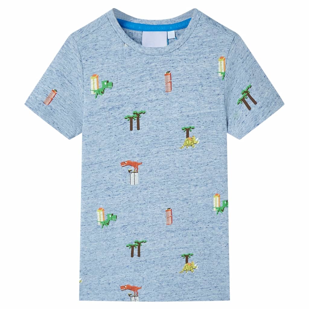 Vidaxl Child's Shirt 116 Bleu mixte