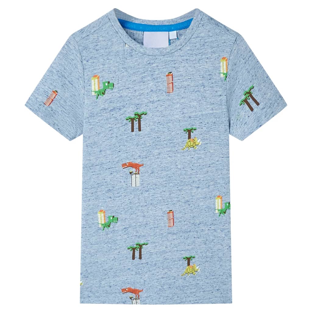 Vidaxl Child's Shirt 128 Bleu mixte