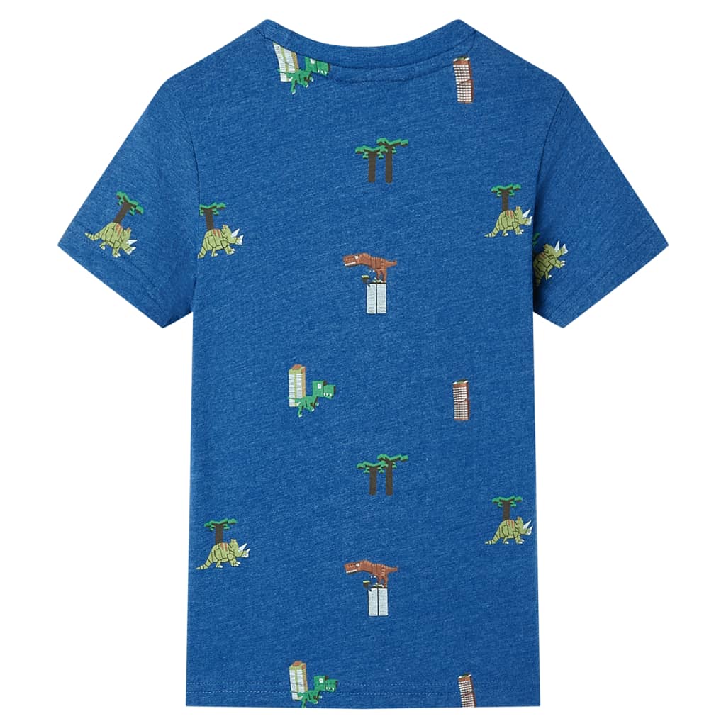 Vidaxl Child's Shirt 128 Bleu foncé mixte