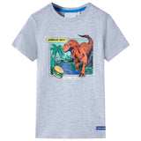 Vidaxl Child's Shirt 116 Gray - afbeelding 1