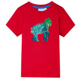 Vidaxl Child's Shirt 92 Red - afbeelding 1
