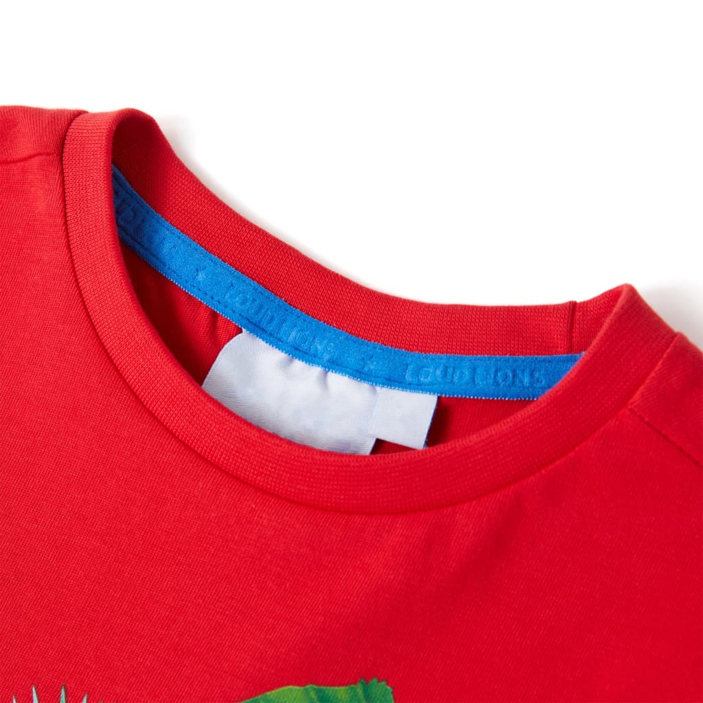 Vidaxl Child's Shirt 140 Red