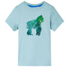 Vidaxl Child's Shirt 104 Light Sea Blue