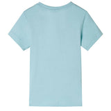 Vidaxl Child's Shirt 116 Light Sea Blue - afbeelding 2