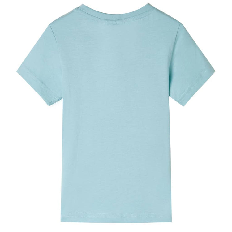 Vidaxl Child's Shirt 116 Light Sea Blue
