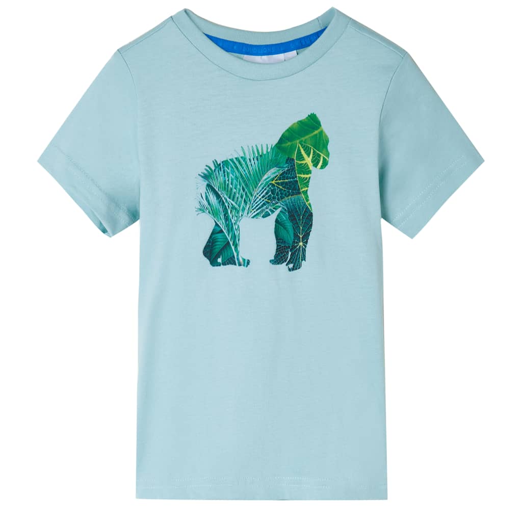 Vidaxl Child's Shirt 128 Light Sea Blue