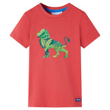 Vidaxl Child's Shirt 128 Red - afbeelding 1