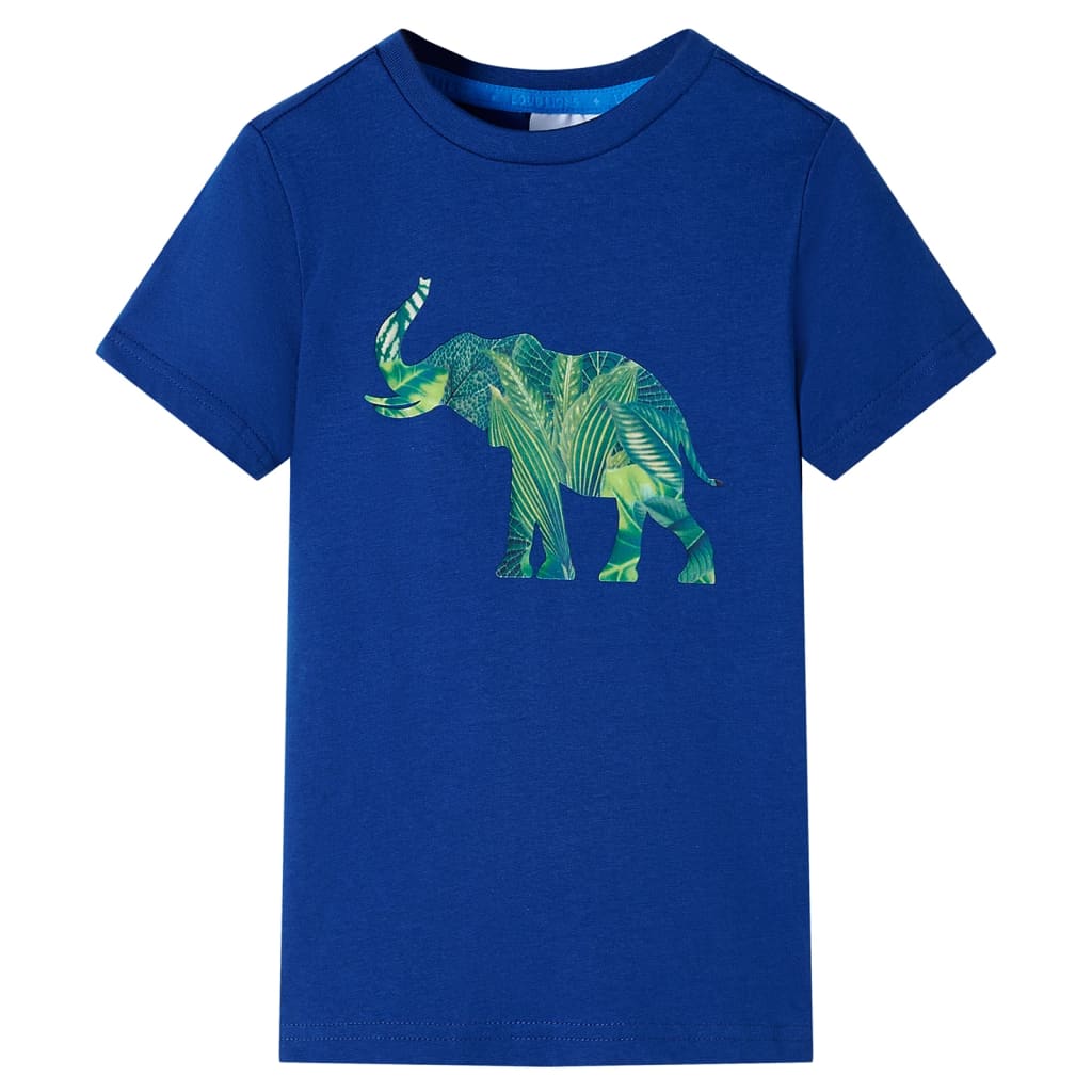 Vidaxl Child's Shirt 128 Bleu foncé