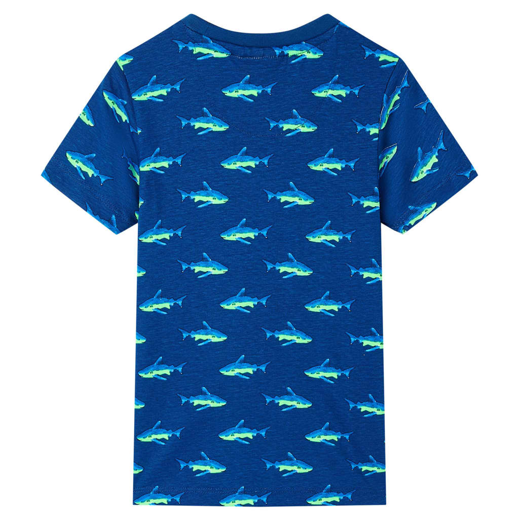 Vidaxl Child's Shirt 104 Bleu foncé