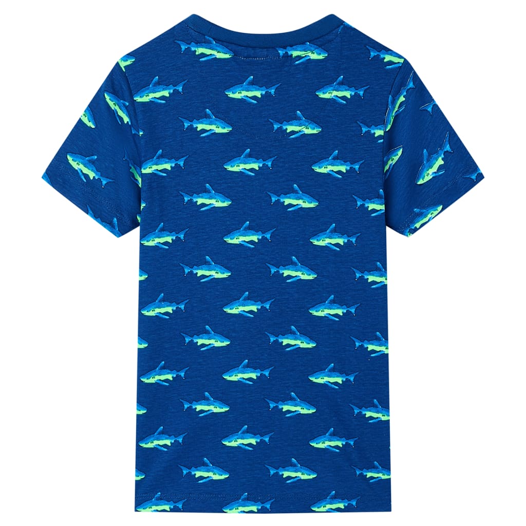 Vidaxl Child's Shirt 116 Bleu foncé