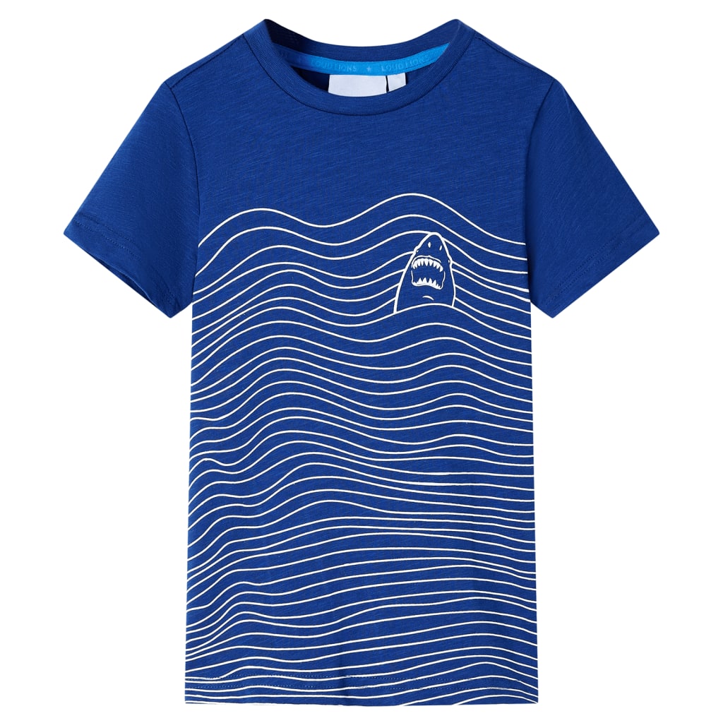 Vidaxl Child's Shirt 92 Bleu foncé