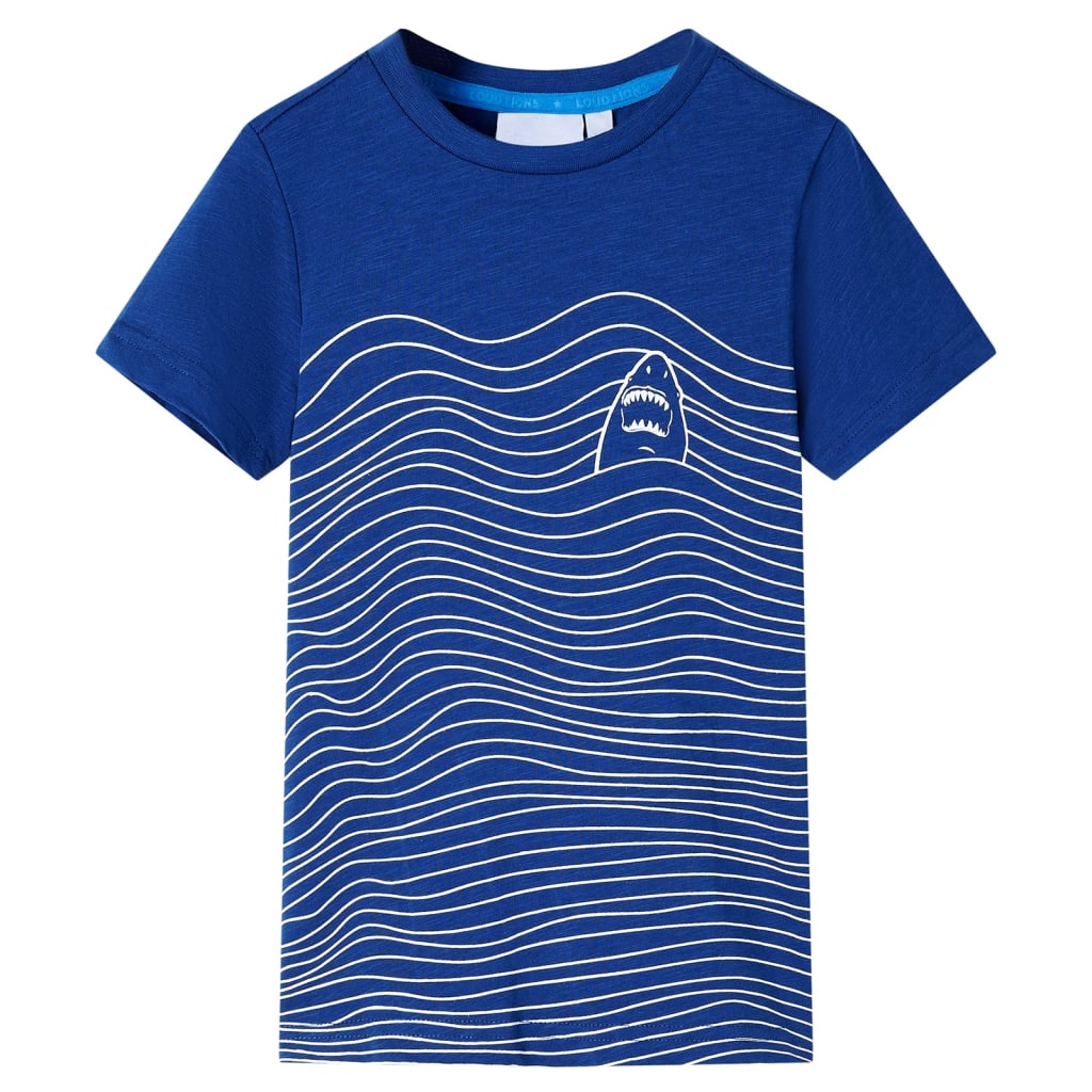 Vidaxl Child's Shirt 128 Bleu foncé