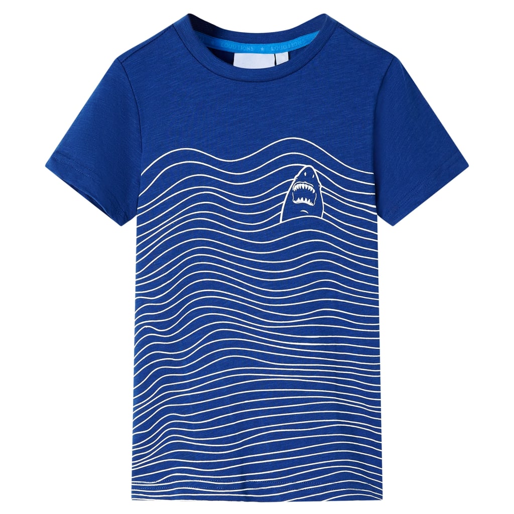 Vidaxl Child's Shirt 140 Bleu foncé