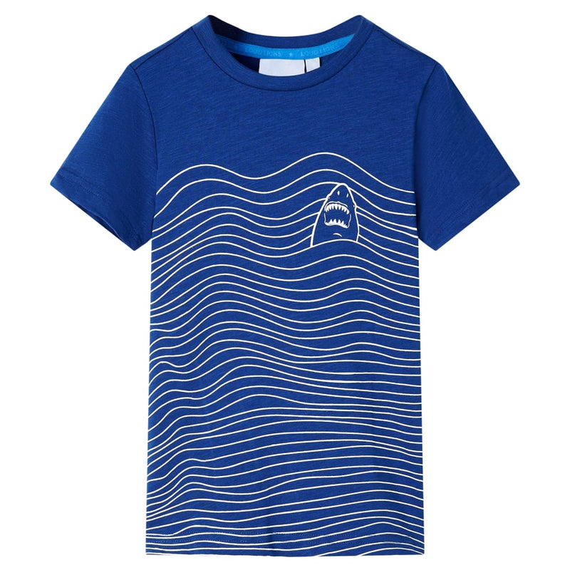 Vidaxl Child's Shirt 140 Bleu foncé