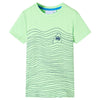 Vidaxl Child's Shirt 92 Neongroen