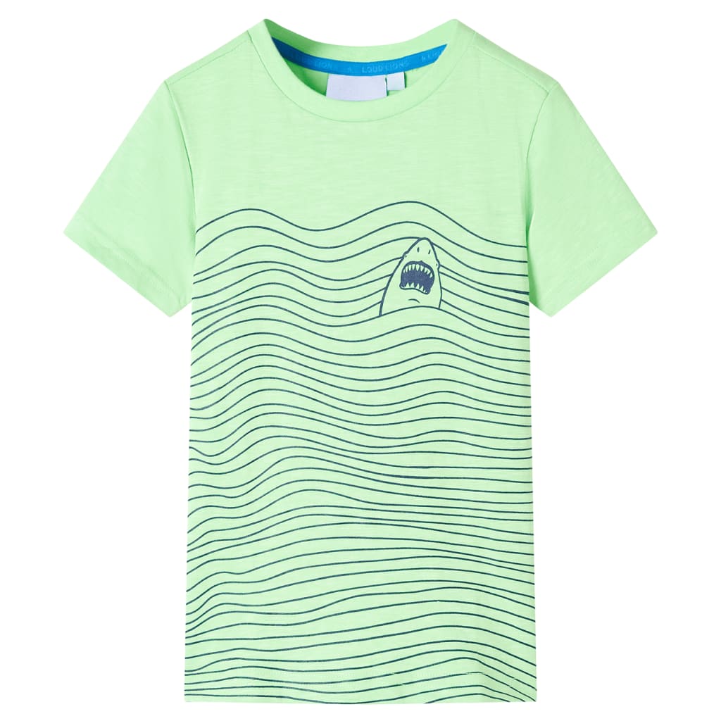Vidaxl Child's Shirt 92 Neongroen