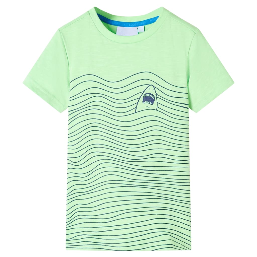 Vidaxl Child's Shirt 116 Neongroen