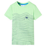 Vidaxl Child's Shirt 116 Neongroen - afbeelding 1