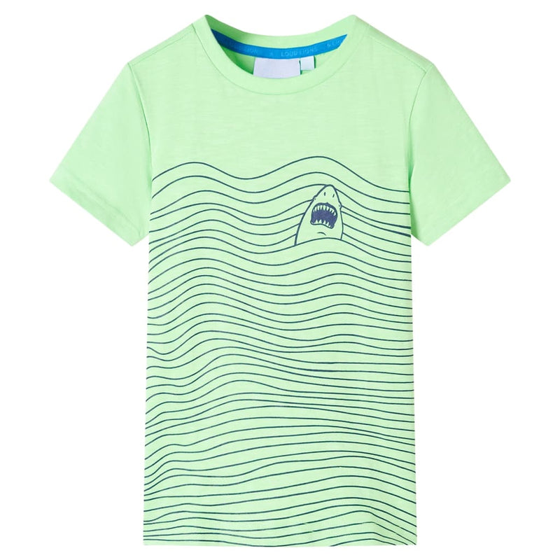 Vidaxl Child's Shirt 116 Neongroen