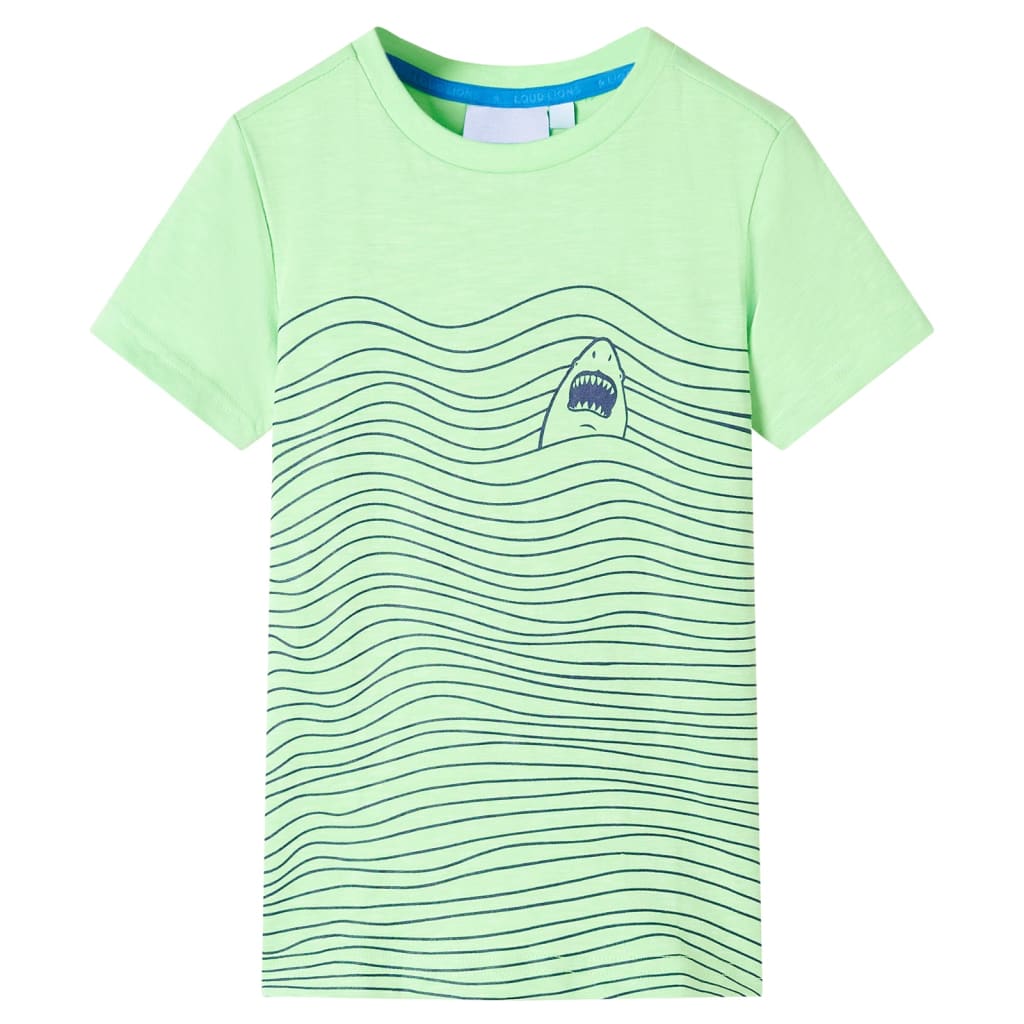 Vidaxl Child's Shirt 128 Neongroen
