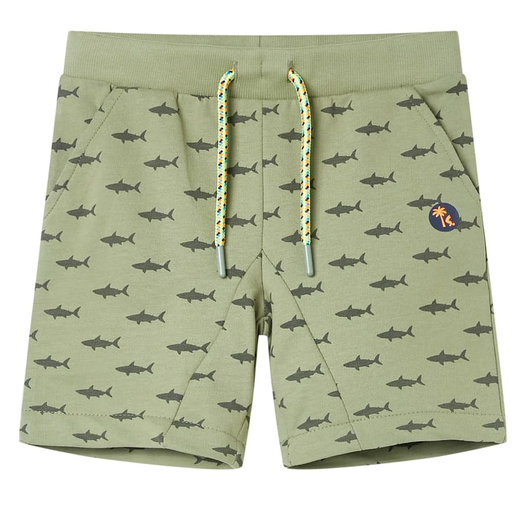 Short pour enfants Vidaxl avec Trekkoord 92 Lichtkaki