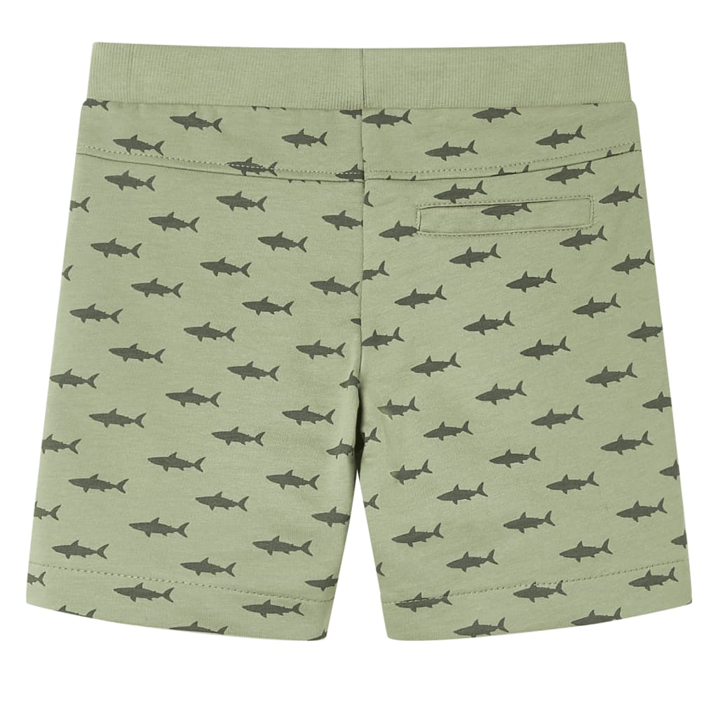 Short pour enfants Vidaxl avec Trekkoord 92 Lichtkaki