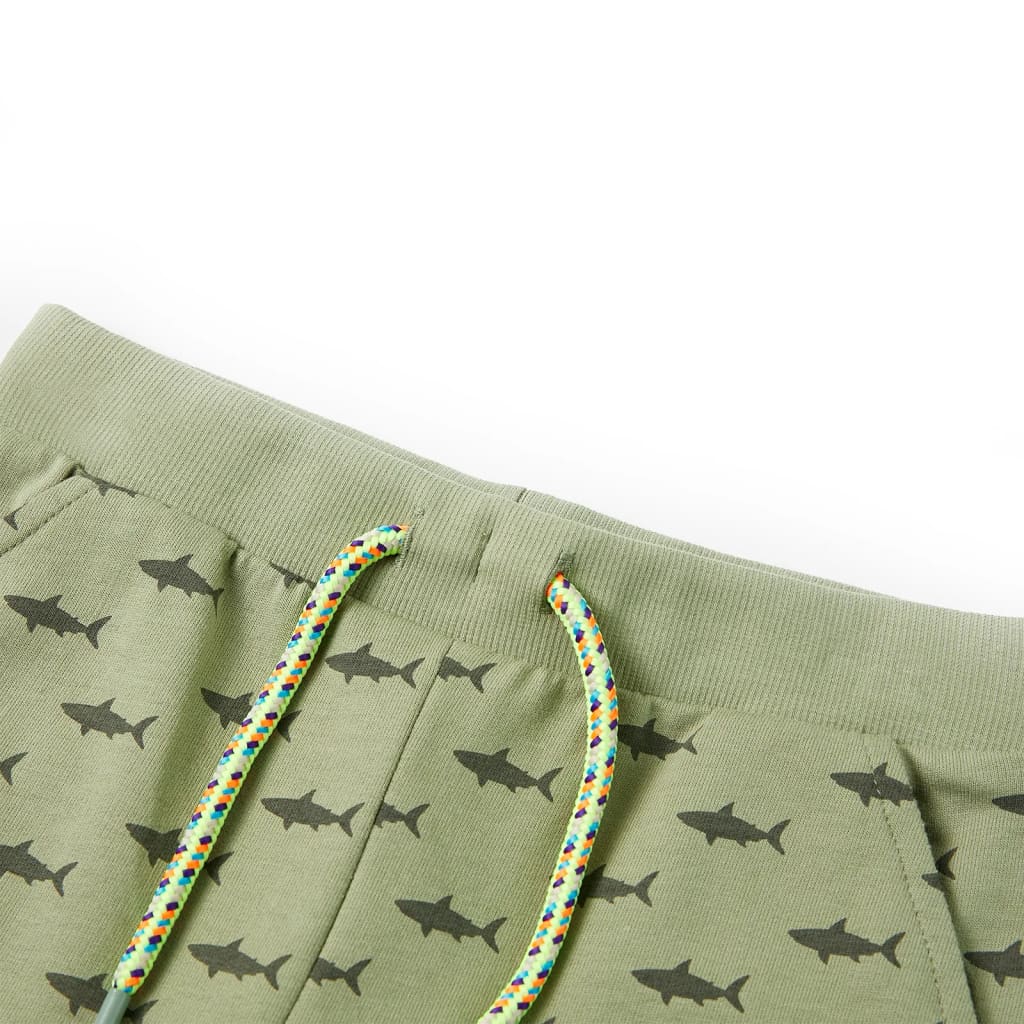 Short pour enfants Vidaxl avec Trekkoord 92 Lichtkaki