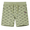 Short pour enfants vidaxl avec trekoord 104 lichtkaki